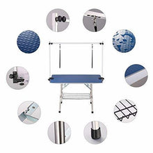 Load image into Gallery viewer, Folding Pet Grooming Table with Stainless Steel and Storage Basket

