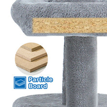 Load image into Gallery viewer, 28&quot;  High Cat Tree with Platform and Scratching Posts

